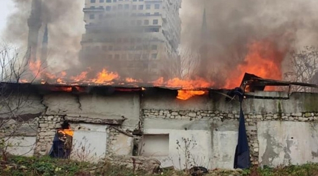 İstanbul'da korkutan yangın