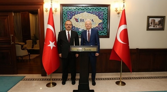 Ricardas Degutis Vali Canbolat'ı ziyaret etti
