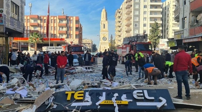 Şanlıurfa'da işyerinde korkunç patlama