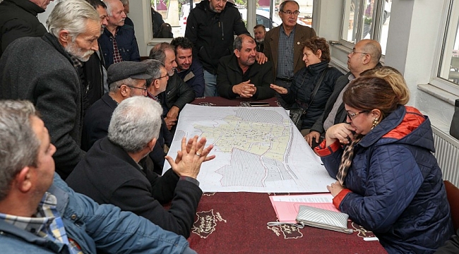 Tahtalı sakinleri yeni imar planı hakkında bilgilendirildi