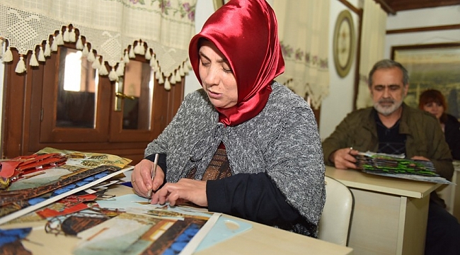 Yıldırım'da el sanatları eğitimlerine yoğun ilgi