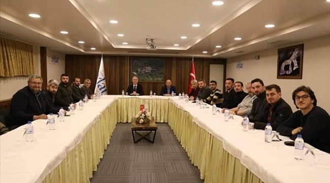 Başkan Taban, basın mensuplarıyla bir araya geldi