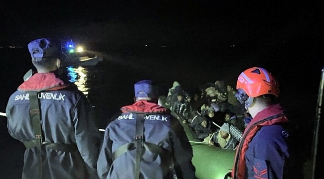 Bodrum'da 67 kaçak göçmen yakalandı
