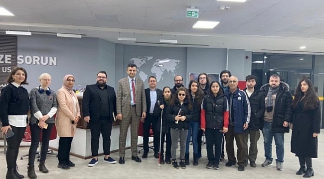 Bursa'da özel öğrencilerden, özel ziyaret