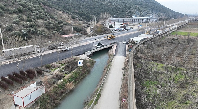 Bursa'nın Ankara Yolu'nda çalışma tamamlandı