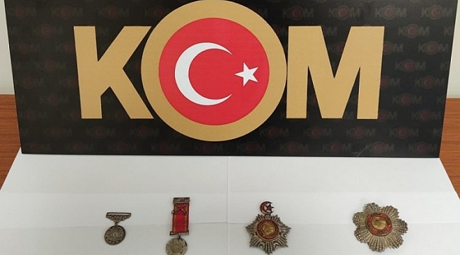 Çanakkale'de tarihi eser operasyonu