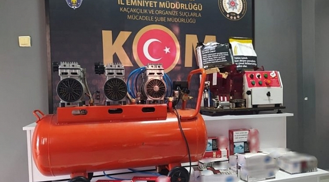 Kırklareli'nde kaçakçılık operasyonu