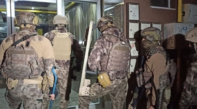 Mersin'de şafak operasyonu