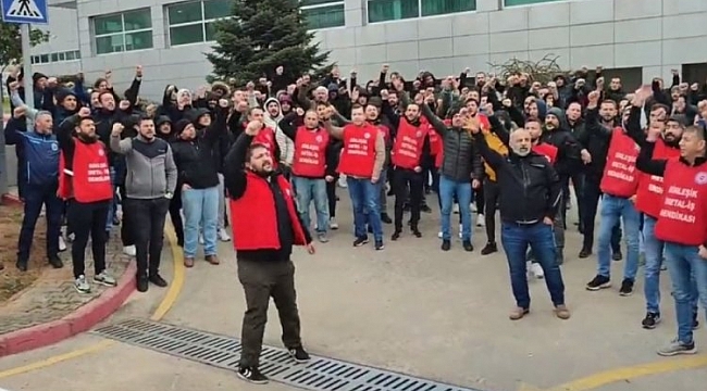 Metal işçileri grevde