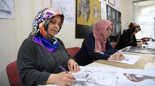 OSMEK kursiyeleri hobilerini eğitimle taçlandırıyor