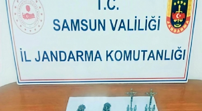 Samsun 'da tarihi eser ele geçirildi