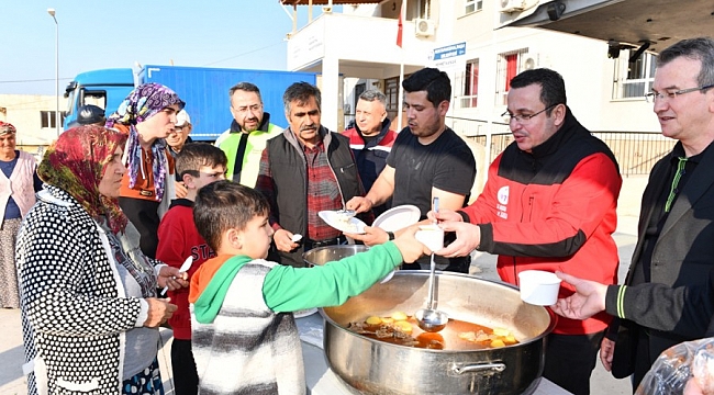 Başkan Kanar deprem bölgesinde
