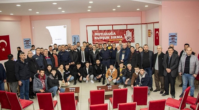 Bursa'da jandarmadan 'Mutluluğa kurşun sıkma' projesi