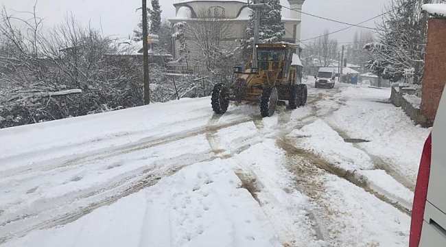 Gürsu Belediyesi'nin kar mesaisi başladı