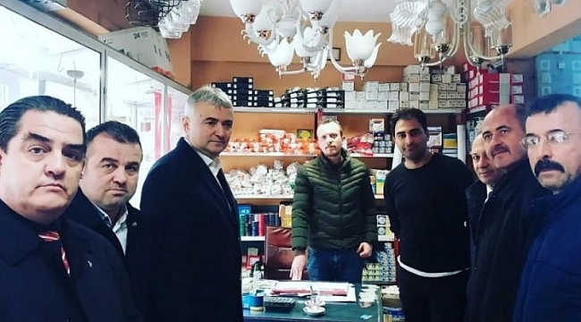 MHP Osmangazi'den esnafa ziyaret
