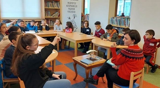 Nilüfer Kütüphaneleri çocukları ağırladı
