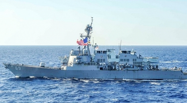 ABD savaş gemisi, Çin karasularına girdi