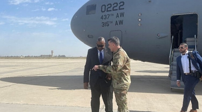 ABD Savunma Bakanı Lloyd Austin, Irak'ta