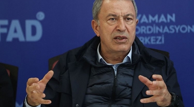 Bakan Akar: NATO Türkiye'ye 4 bin çadır daha gönderecek