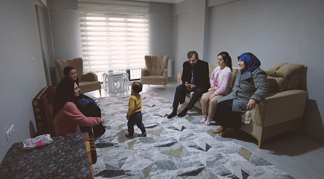 Başkan Işık'tan depremzedelere ziyaret