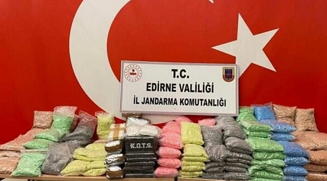 Edirne'de uyuşturucu operasyonları
