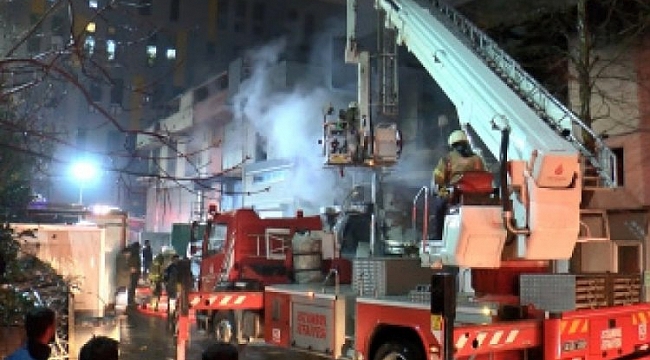 İstanbul'da korkutan yangın