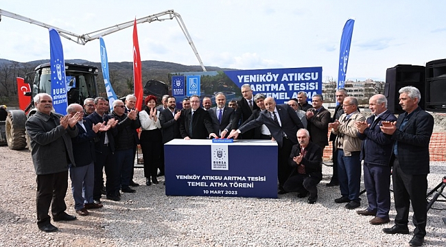 Karacabey Yeniköy atıksu arıtma tesisinin temeli atıldı