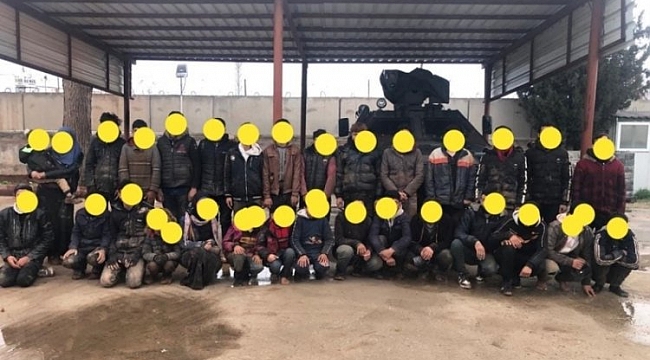 Kilis'te Suriyeli göçmenler yakalandı