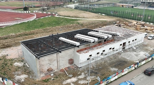 Okçuluk Salonu'nda çalışmalar hızlandı