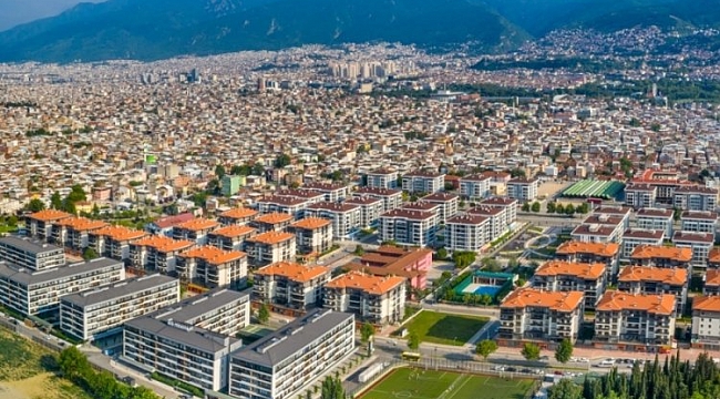 Osmangazi'de modern konutlar hızla yükseliyor