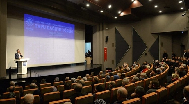 Yıldırım'da mülkiyet sorunu tarihe karışıyor