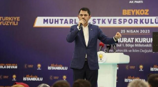Bakan Kurum: Çalışmalarımızı hızla sürdürüyoruz