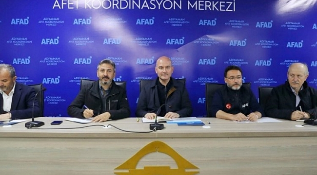 Bakan Soylu Adıyaman'da açıklamalarda bulundu
