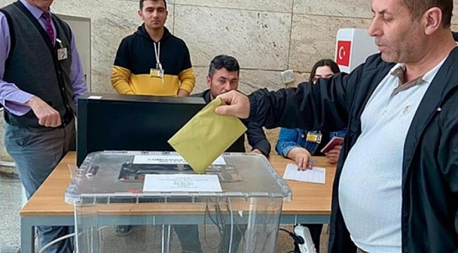 Esenboğa Havalimanı'nda oy verme devam ediyor