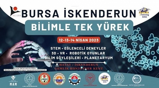 Gemlik Konteyner Kent'teki çocuklar bilim ile buluşuyor