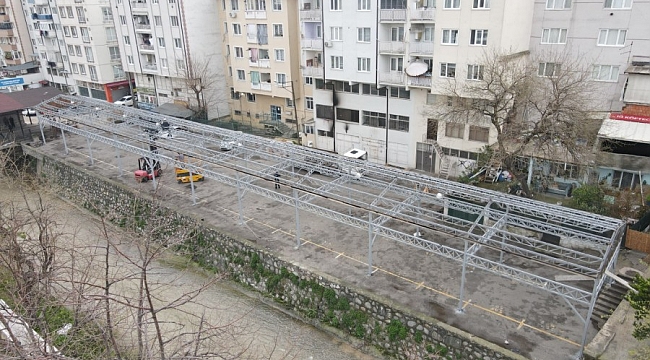 Gökdere Pazar alanı yenileniyor