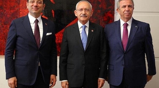 Kılıçdaroğlu, İmamoğlu ve Yavaş'tan ortak miting
