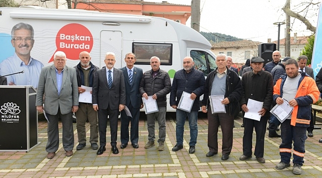 Nilüfer'de tapu heyecanı