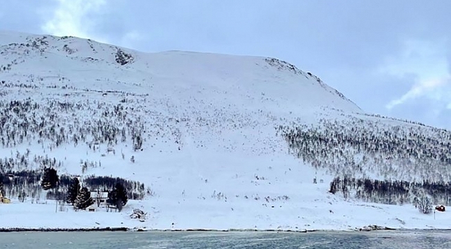 Norveç'te çığ düştü