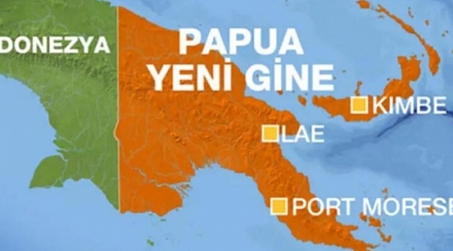 Papua Yeni Gine'de 7 büyüklüğünde deprem