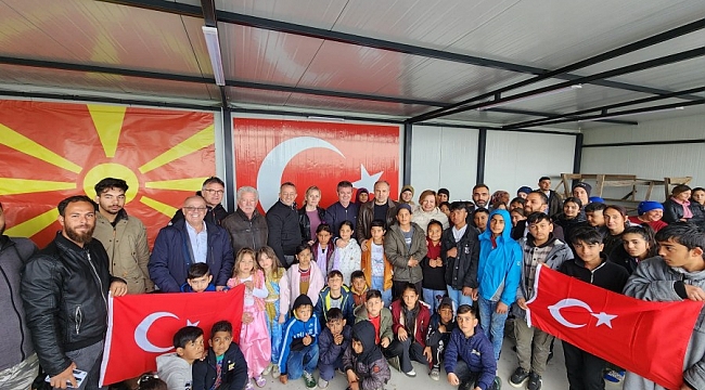 RUMELİSİAD Makedonya'da çocukların gönlünü fethetti