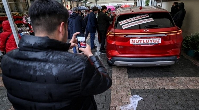 TOGG, Bursa'da gelin arabası oldu
