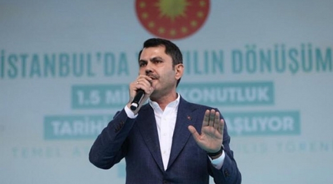 Bakan Kurum'dan Fikirtepe açıklaması