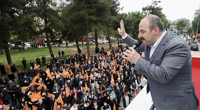 Bakan Varank, Dikkaldırım'da konuştu