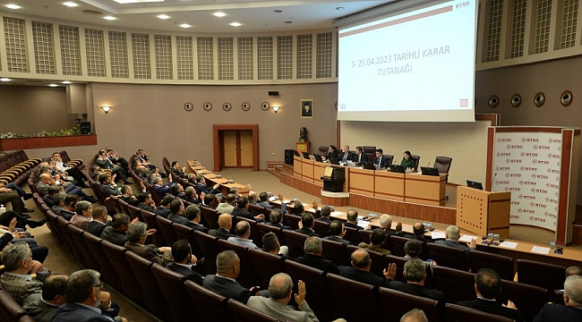 BTSO Mayıs ayı meclis toplantısı gerçekleştirildi