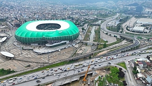 Bursa'da yol çalışmaları devam ediyor 