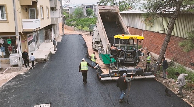 Gürsu'da 36 saat içinde tonlarca asfalt döküldü