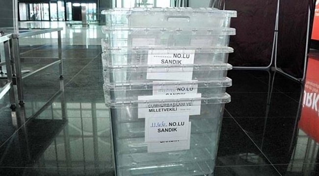 İstanbul Havalimanı'nda seçim sandıkları tekrar kuruldu