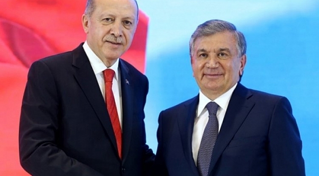 Mirziyoyev, Cumhurbaşkanı Erdoğan'ı tebrik etti