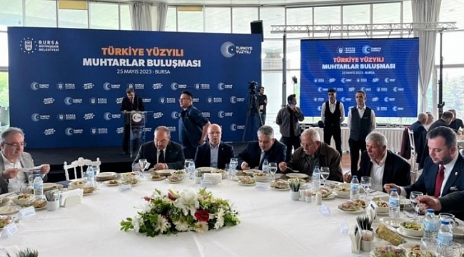 Varank, Bursa'da muhtarlar ile buluştu